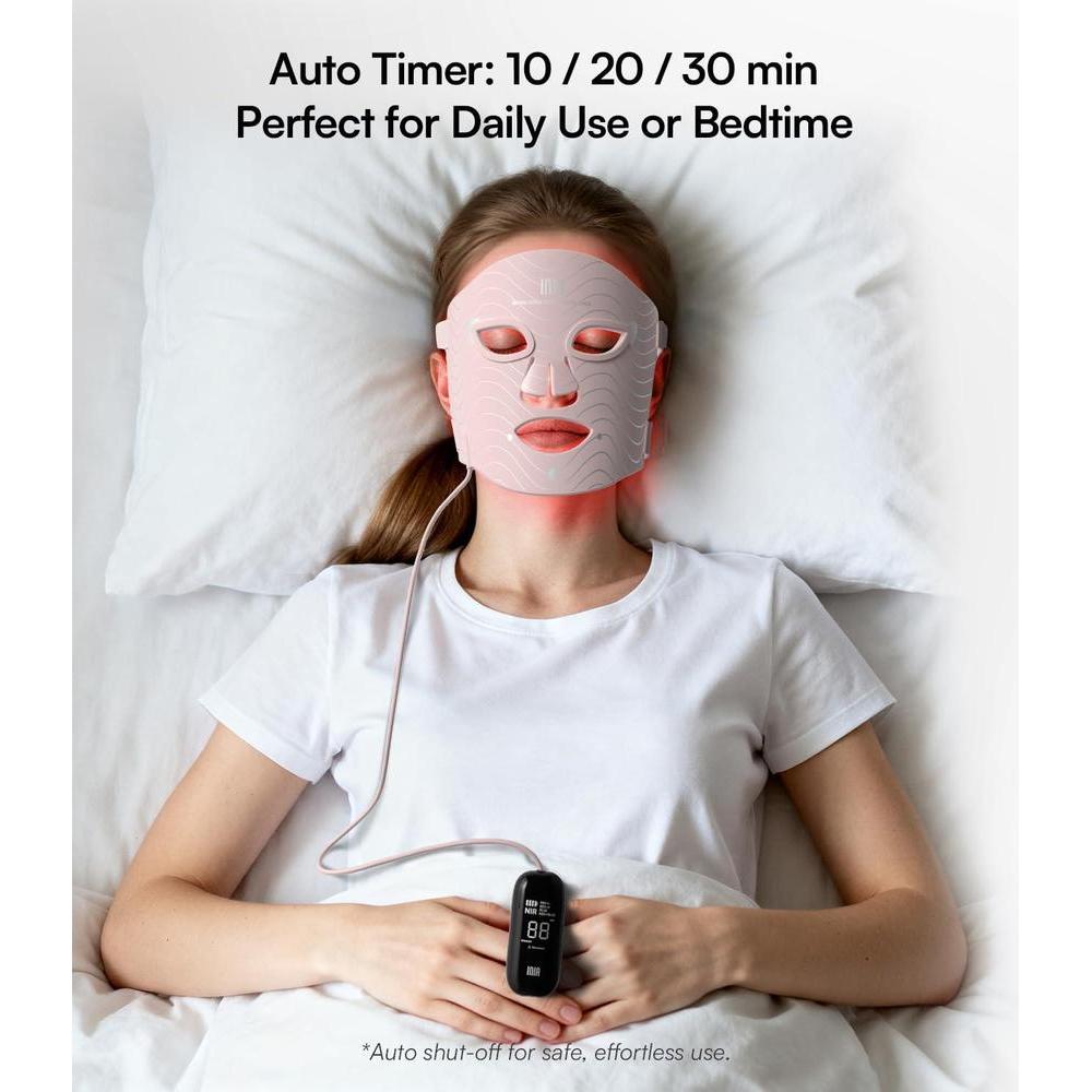Red Light Therapy Mask - 4 Light Modes NIR Rejuvenation