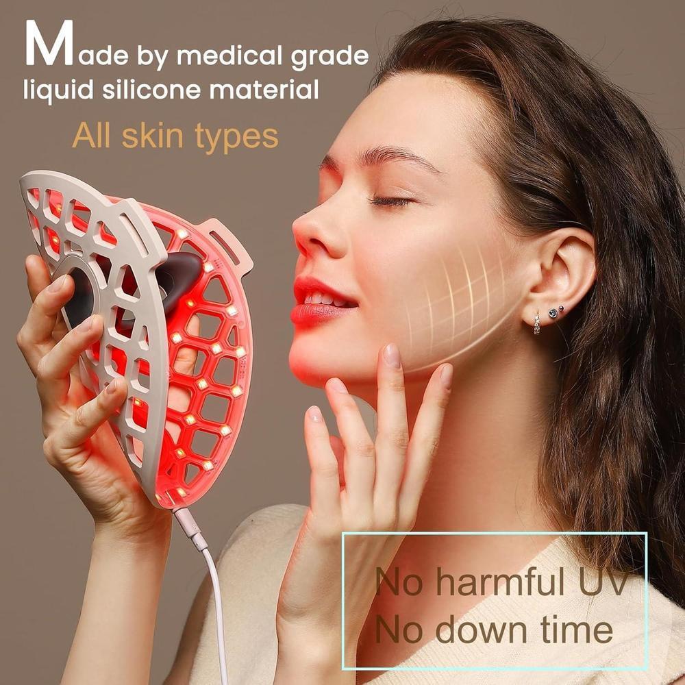 Máscara Led Con Terapia Red Light Para Skincare