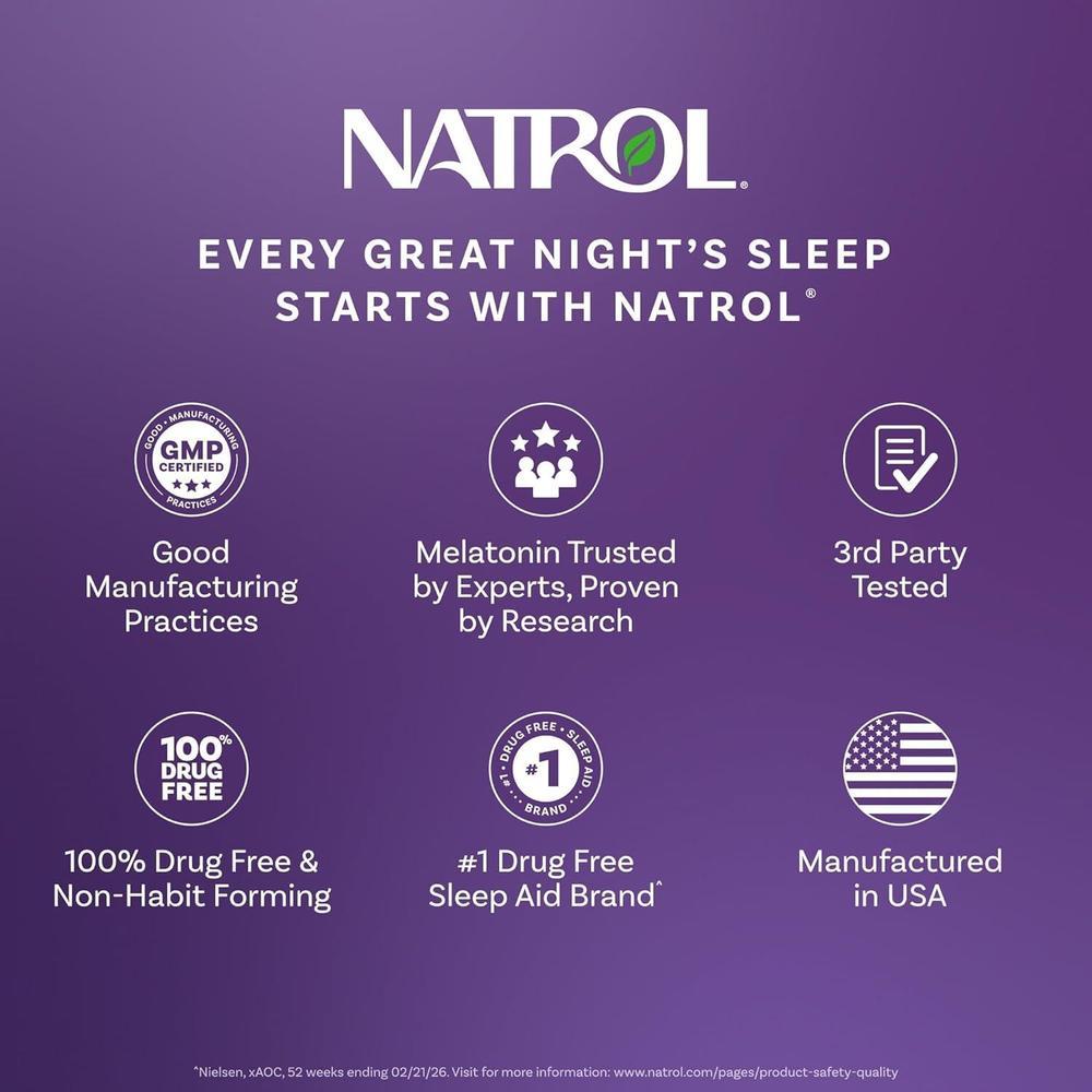 Natrol Melatonin Gummies, Sleep Support for Adults, Melatonin 10 mg, 140 Strawberry-Flavored, Up to 70 Days