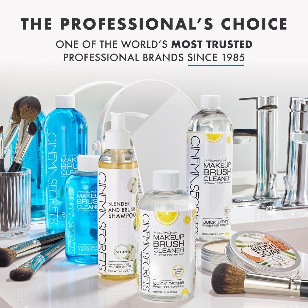 Cinema Secrets Makeup Brush Cleaner Solution - Professional Cleanser