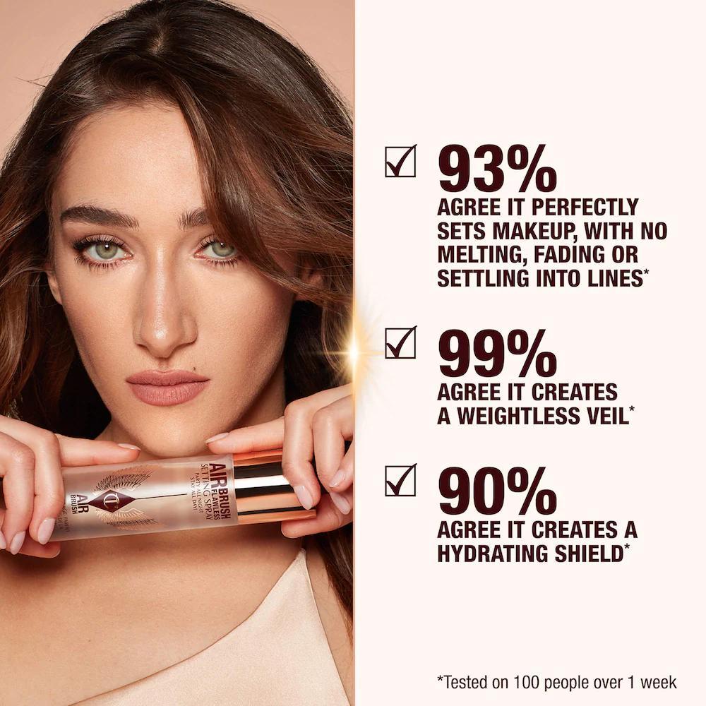 Mini Airbrush Flawless Setting Spray Duo Gift Set