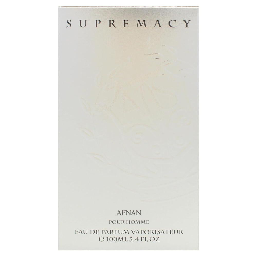 Afnan Supremacy Silver Pour Homme - Eau de Parfum en espray para hombre, aroma vigorizante y sensual, 100 ml