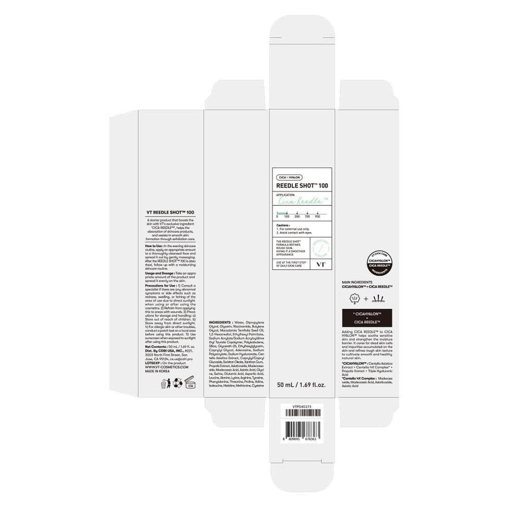 CICA Reedle Shot 100 Spicule Microneedling Serum Exosome Centella Asiatica 50ml