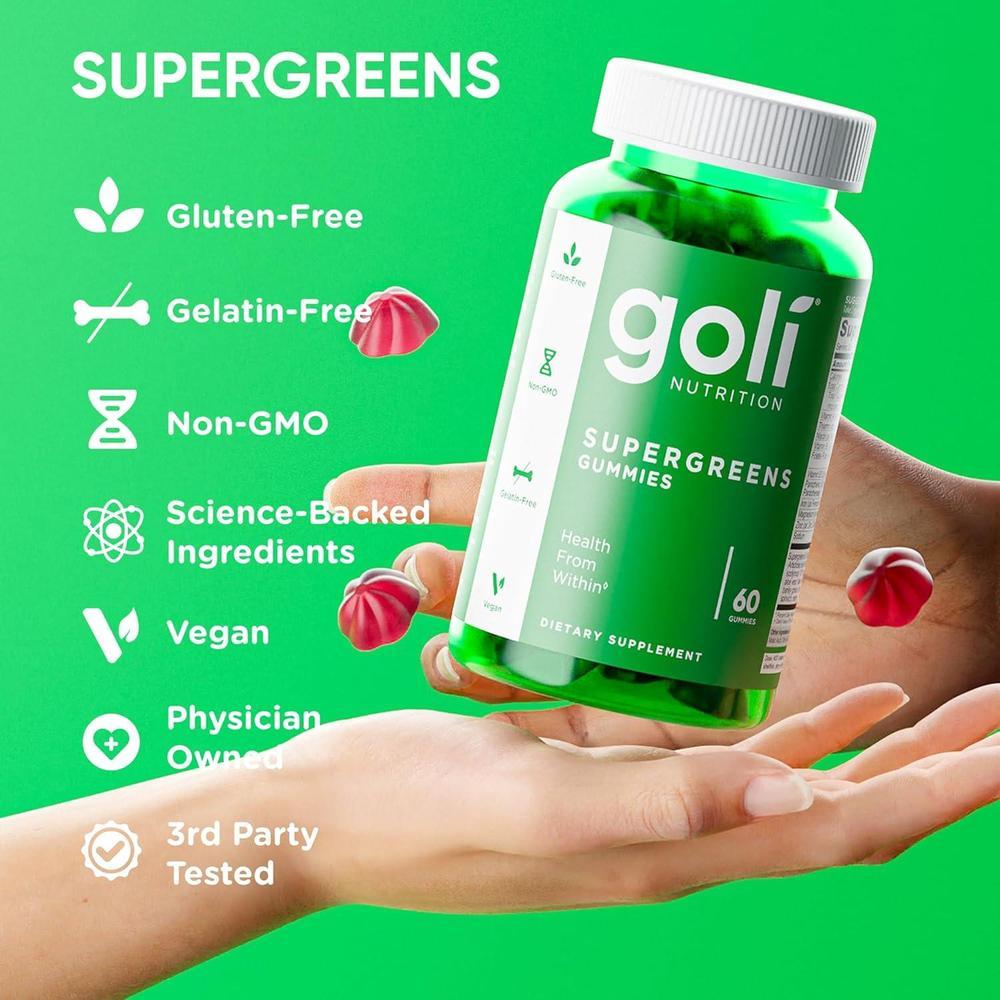 Supergreens Gummies With Probiotics