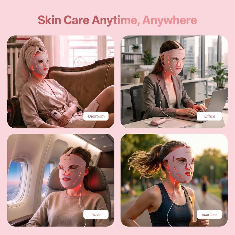 Red Light Therapy 4D Face Mask With 324 Led