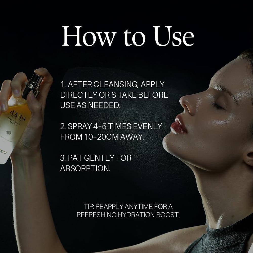 Italian White Truffle First Spray Serum, Vegan Face Moisturizer, 100ml