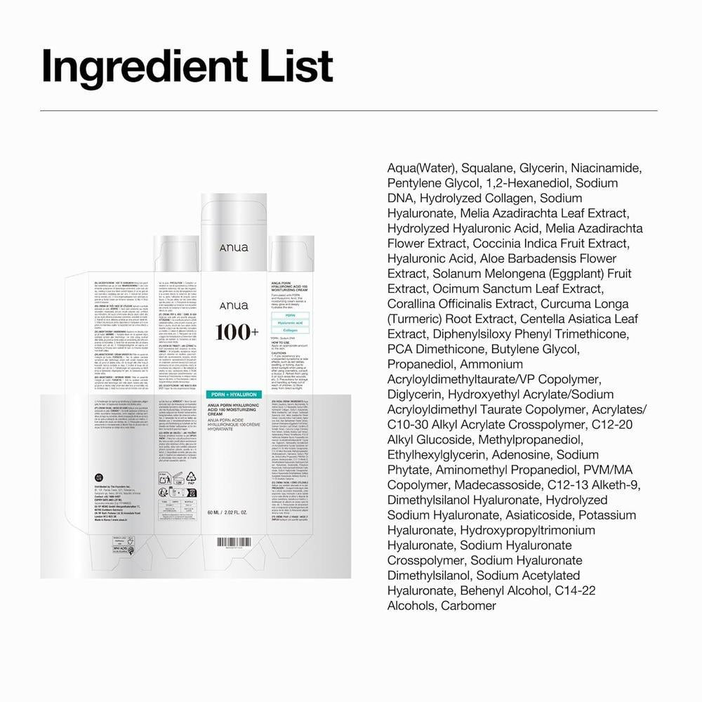 Hyaluronic Acid PDRN Moisturizing Cream 60 ml