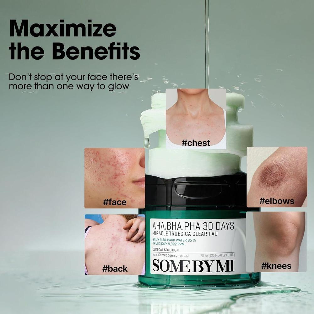 Pad AHA BHA PHA Miracle Truecica Exfoliating