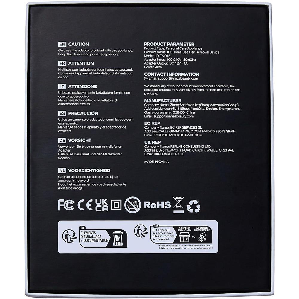 INNZA IPL Hair Removal with Ice Cooling Care Function for Women,Long-Lasting Results,999,999 Flashes Painless IPL Hair Remover, Hair Removal Device for Armpits Legs Arms Bikini Line