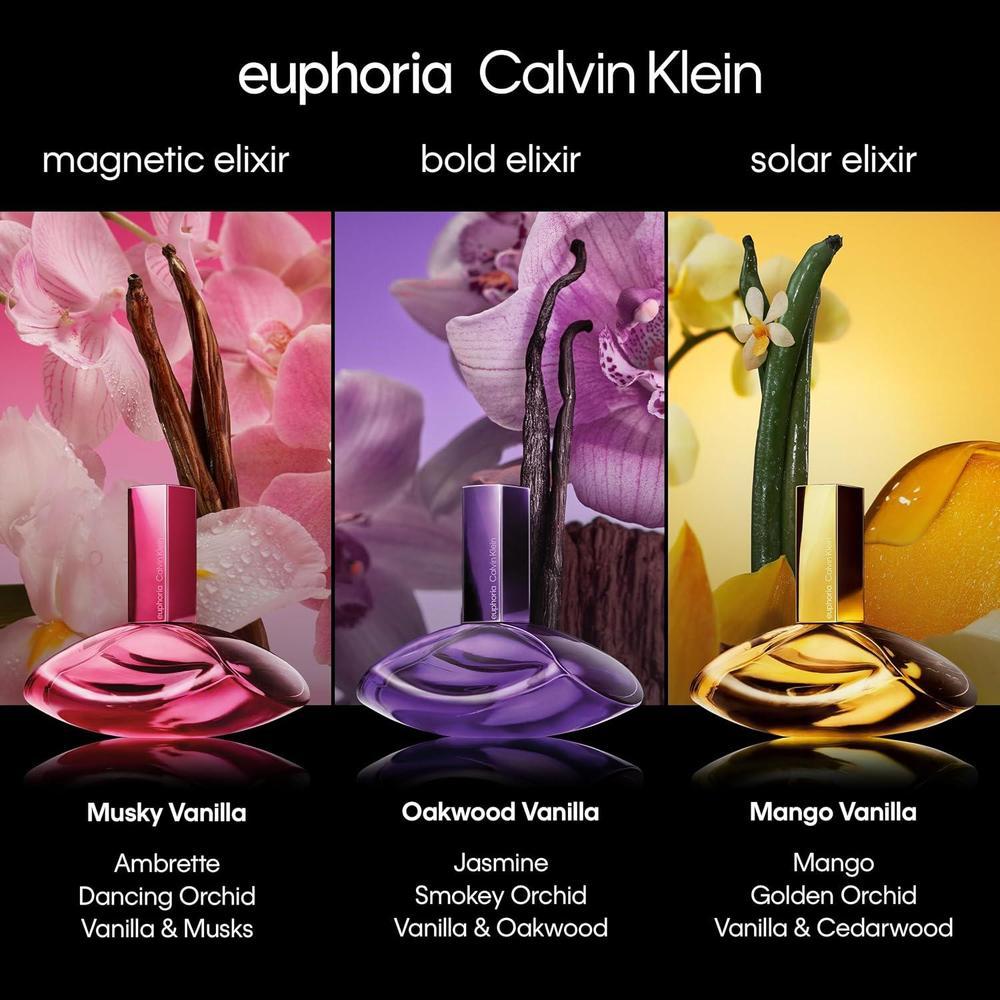 Calvin Klein Euphoria Bold Elixir Parfum Intense worn by Rosalia – Ambery Perfume for Women – With Jasmine, Smoky Orchid, Vanilla & Oakwood – Long-Lasting Fragrance